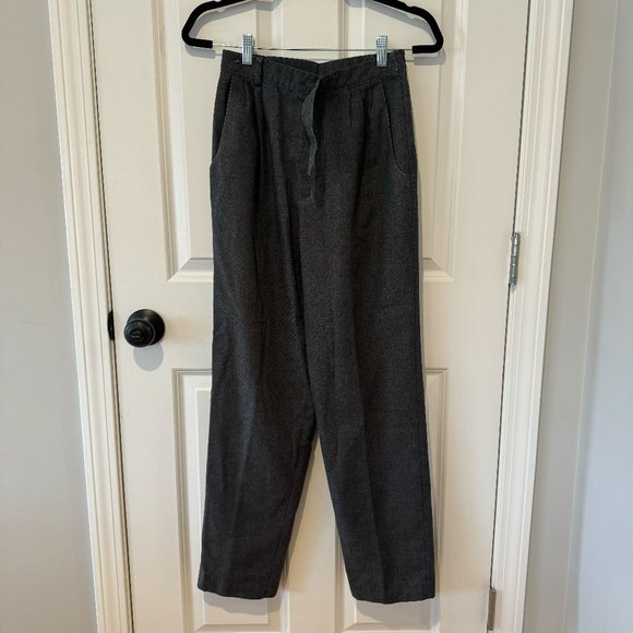 Vintage Grey Paper Tag Trouser Slacks - Size 10‎ - Picture 1 of 10